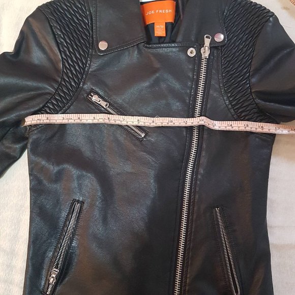 Joe Fresh Vegan Leather Jacket - Picture 11 of 13